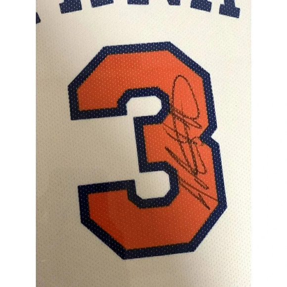 John Starks Signed New York Knicks Home Jersey , 1994 NBA frame it. - Picture 5 of 9
